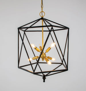 Zeugma HD113 Aged Iron & Gold Lantern