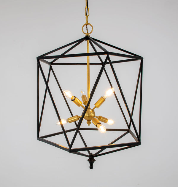 Zeugma HD113 Aged Iron & Gold Lantern