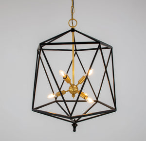 Zeugma HD113 Aged Iron & Gold Lantern
