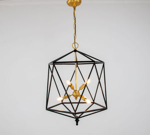 Zeugma HD113 Aged Iron & Gold Lantern