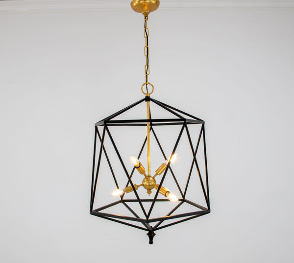 Zeugma HD113 Aged Iron & Gold Lantern