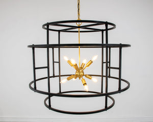 Zeugma HD114 Aged Iron & Gold Lantern