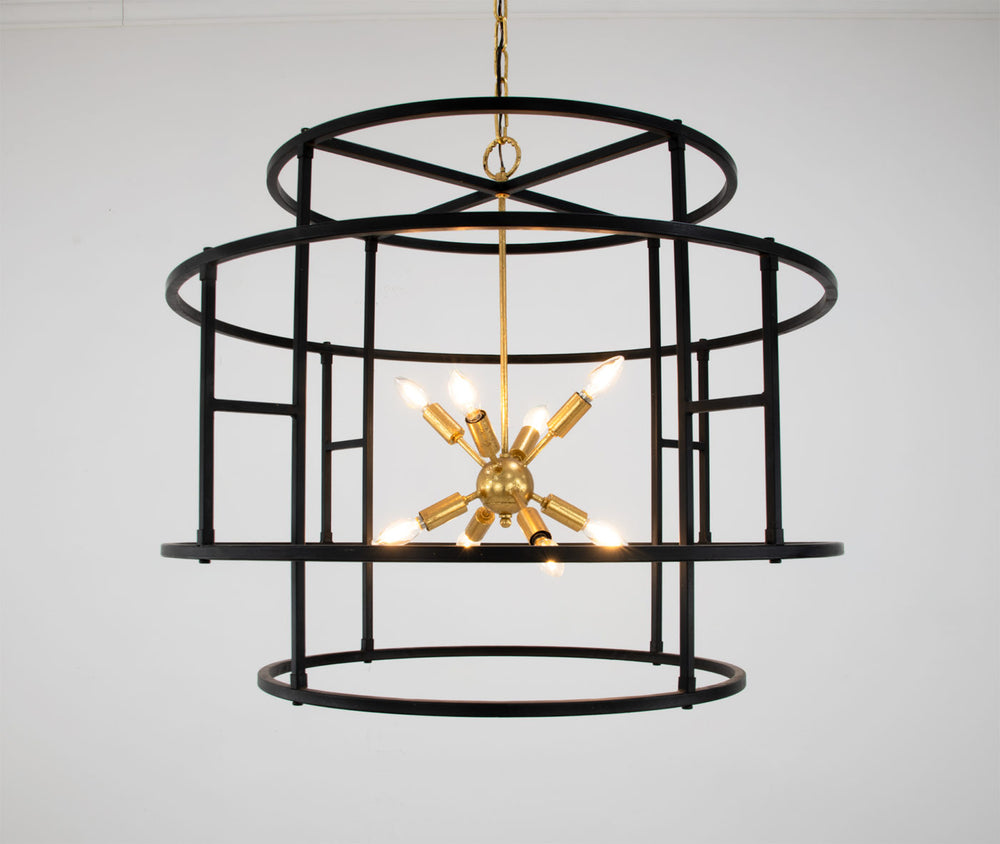 Zeugma HD114 Aged Iron & Gold Lantern