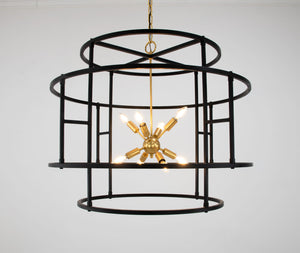 Zeugma HD114 Aged Iron & Gold Lantern