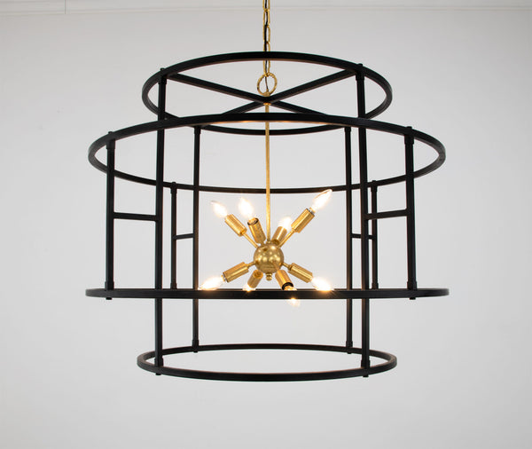 Zeugma HD114 Aged Iron & Gold Lantern
