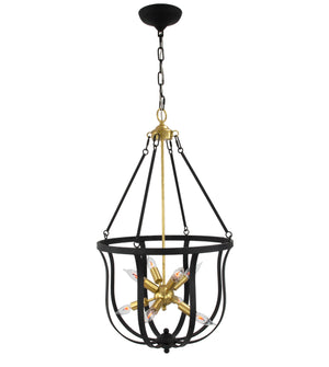 Zeugma HD117 Aged Iron & Gold Lantern