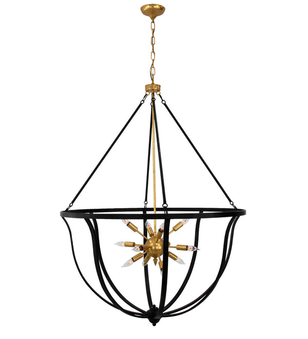 Zeugma HD118 Aged Iron & Gold Lighting