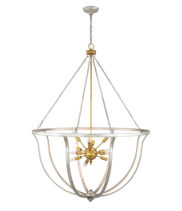 Zeugma HD118 Silver & Gold Chandelier