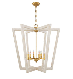 Zeugma HD121 White Oak & Gold Lantern