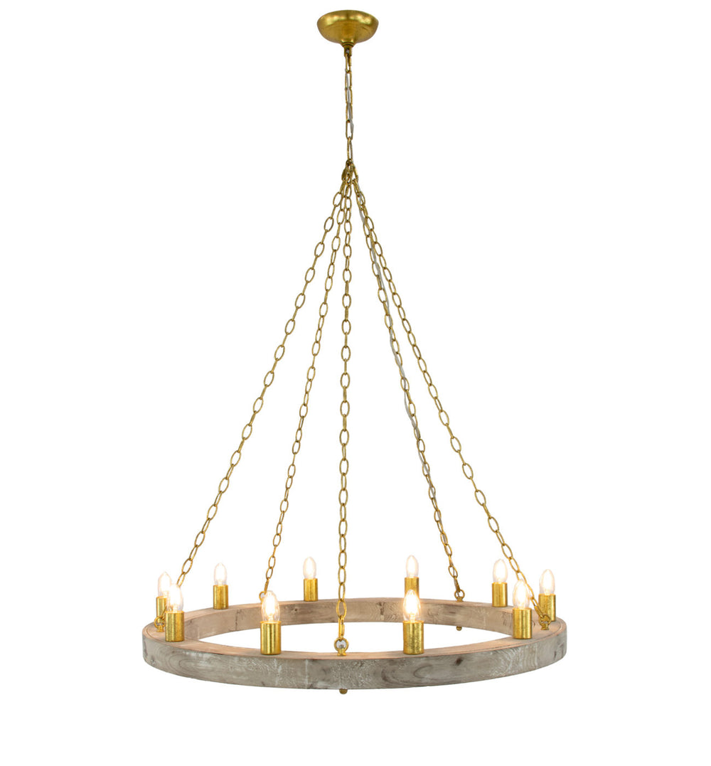Zeugma HD122 Natural & Gold Chandelier