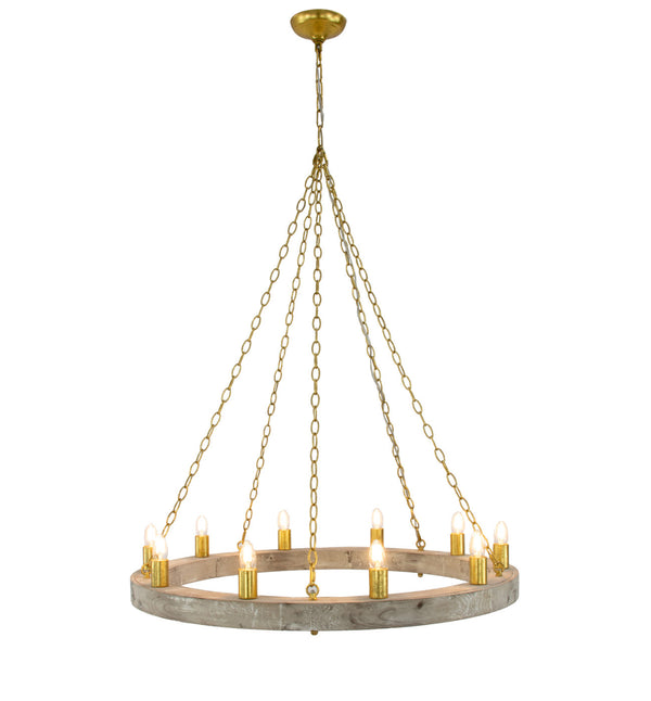 Zeugma HD122 Natural & Gold Chandelier