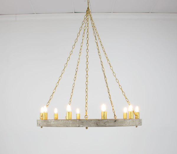 Zeugma HD122 Natural & Gold Chandelier