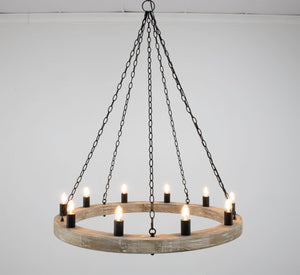 Zeugma HD122 Natural Oak Chandelier