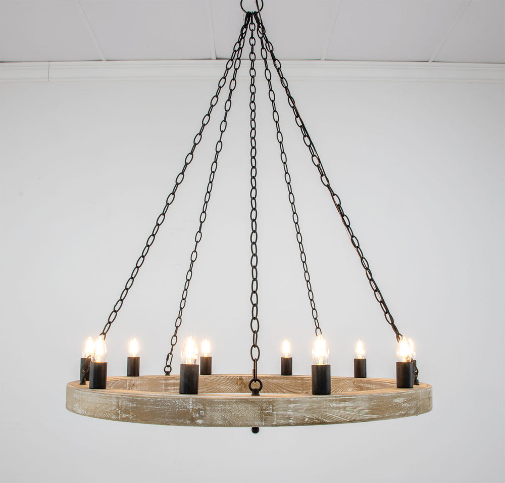 Zeugma HD122 Natural Oak Chandelier