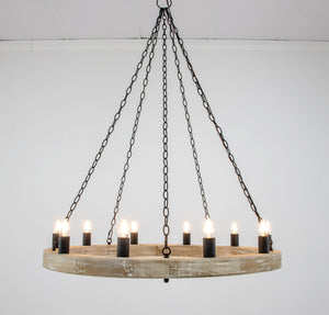 Zeugma HD122 Natural Oak Chandelier