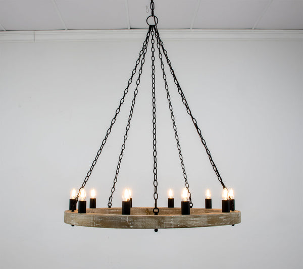 Zeugma HD122 Natural Oak Chandelier