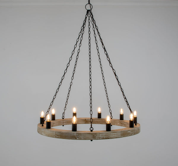 Zeugma HD122 Natural Oak Chandelier