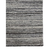 AMER Rugs Heaven HEA-1 Hand-Loomed Striped Transitional Area Rug Silver 12' x 15'