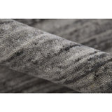 AMER Rugs Heaven HEA-1 Hand-Loomed Striped Transitional Area Rug Silver 12' x 15'