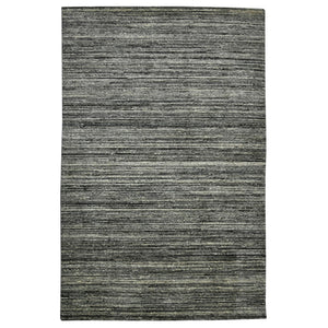 AMER Rugs Heaven HEA-5 Hand-Loomed Striped Transitional Area Rug Iron 12' x 15'