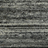 AMER Rugs Heaven HEA-6 Hand-Loomed Striped Transitional Area Rug Dark Gray 12' x 15'