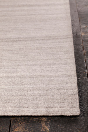 Chandra Rugs Hedonia 70% Wool + 30% Viscose Hand-Woven Cotemporary Flatweave Rug Silver 7'9 x 10'6