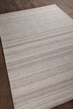 Chandra Rugs Hedonia 70% Wool + 30% Viscose Hand-Woven Cotemporary Flatweave Rug Silver 7'9 x 10'6