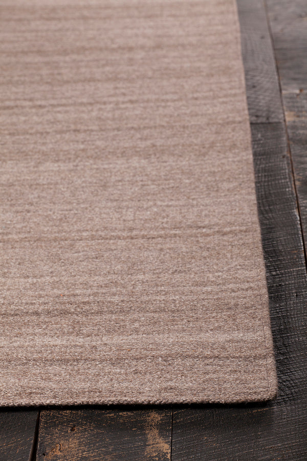 Chandra Rugs Hedonia 70% Wool + 30% Viscose Hand-Woven Cotemporary Flatweave Rug Brown 7'9 x 10'6