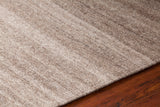 Chandra Rugs Hedonia 70% Wool + 30% Viscose Hand-Woven Cotemporary Flatweave Rug Brown 7'9 x 10'6