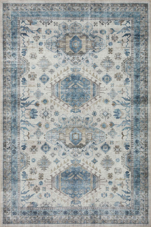 Loloi Heidi HEI-04 100% Polyester Pile Power Loomed Traditional Rug HEIDHEI-04IVOC86B6