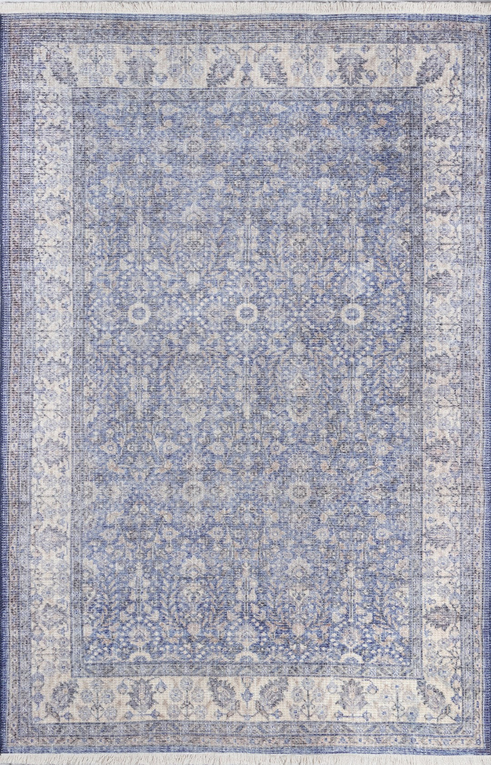 Momeni Helena HEL-4 Machine Made Traditional Oriental Indoor Area Rug Blue 8' x 10' HELENHEL-4BLU80A0