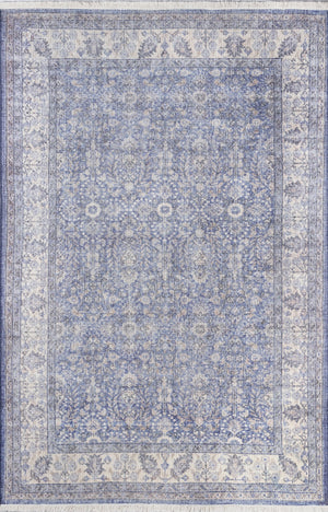 Momeni Helena HEL-4 Machine Made Traditional Oriental Indoor Area Rug Blue 8' x 10' HELENHEL-4BLU80A0