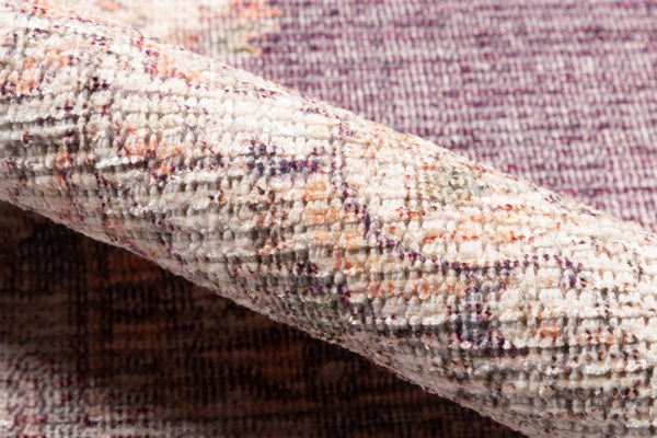 Momeni Helena HEL-5 Machine Made Traditional Medallion Indoor Area Rug Plum 8' x 10' HELENHEL-5PLM80A0