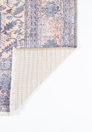 Momeni Helena HEL-7 Machine Made Traditional Medallion Indoor Area Rug Denim 8' x 10' HELENHEL-7DNM80A0