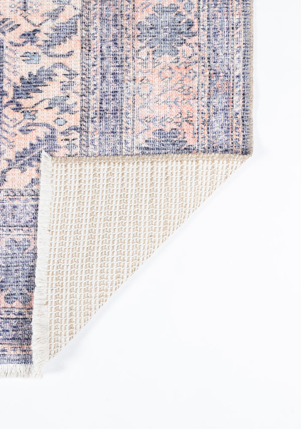 Momeni Helena HEL-7 Machine Made Traditional Medallion Indoor Area Rug Denim 8' x 10' HELENHEL-7DNM80A0