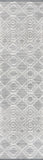 Momeni Hermosa HRM-1 Hand Woven Contemporary Geometric Indoor Area Rug Grey 8'9" x 11'9" HERMOHRM-1GRY89B9