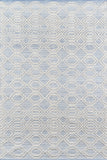 Momeni Hermosa HRM-1 Hand Woven Contemporary Geometric Indoor Area Rug Light Blue 8'9" x 11'9" HERMOHRM-1LBL89B9