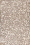 Chandra Rugs Hester 60% Viscose + 40% Wool Hand-Tufted Contemporary Rug Brown/Tan 9' x 13'