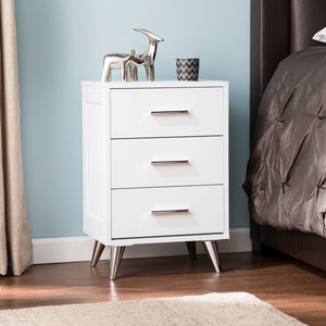 Sei Furniture Owen Midcentury Modern Storage Nightstand Hf6442