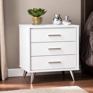 Sei Furniture Oren Modern Bedside Table W Drawers Hf6842