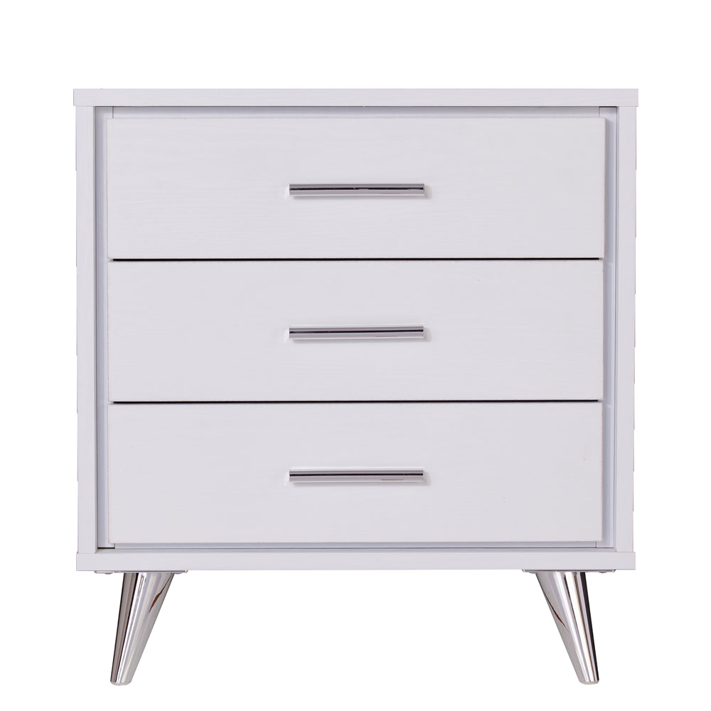 Sei Furniture Oren Modern Bedside Table W Drawers Hf6842