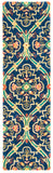 Heritage 475 Hand Tufted 80% Wool, 20% Cotton  Rug Navy / Yellow 80% Wool, 20% Cotton HG475N-28