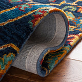 Heritage 475 Hand Tufted 80% Wool, 20% Cotton  Rug Navy / Yellow 80% Wool, 20% Cotton HG475N-5