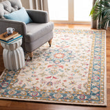 Safavieh Heritage 565 Hand Tufted 80% Wool/20% Cotton Country & Floral Rug HG565B-8