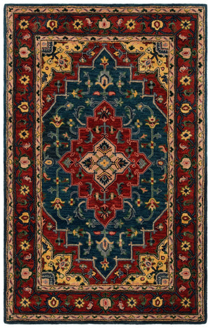Safavieh Heritage 923 Hand Tufted 80% Wool/10% Cotton/10% Latex Traditional Rug HG923M-9