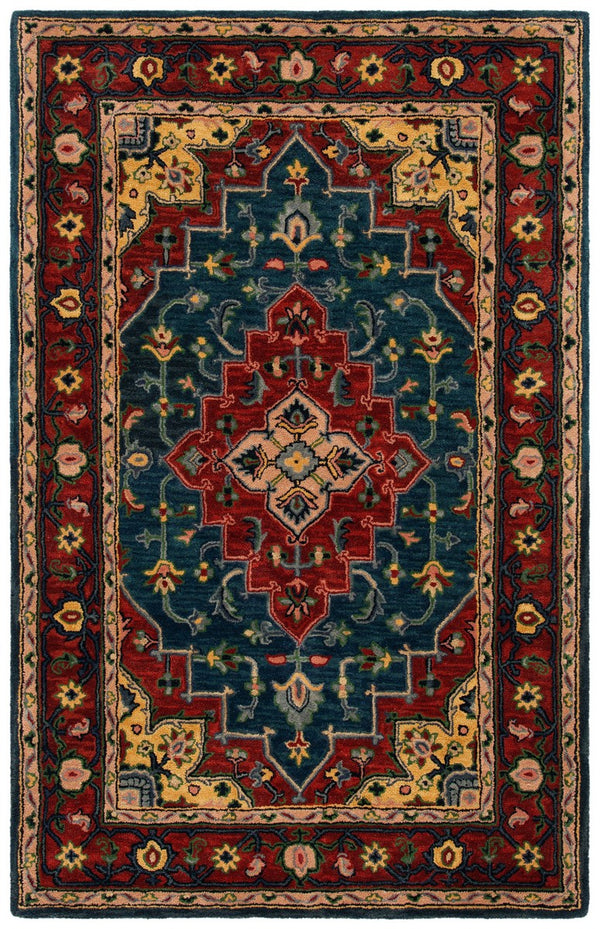 Safavieh Heritage 923 Hand Tufted 80% Wool/10% Cotton/10% Latex Traditional Rug HG923M-9