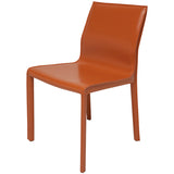 Colter Ochre Leather Dining Chair