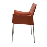 Colter Ochre Leather Dining Chair