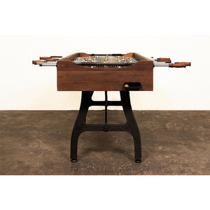 Foosball Burnt Umber Wood Gaming Table