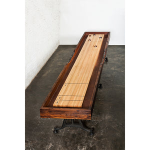 Shuffleboard Burnt Umber Wood Gaming Table